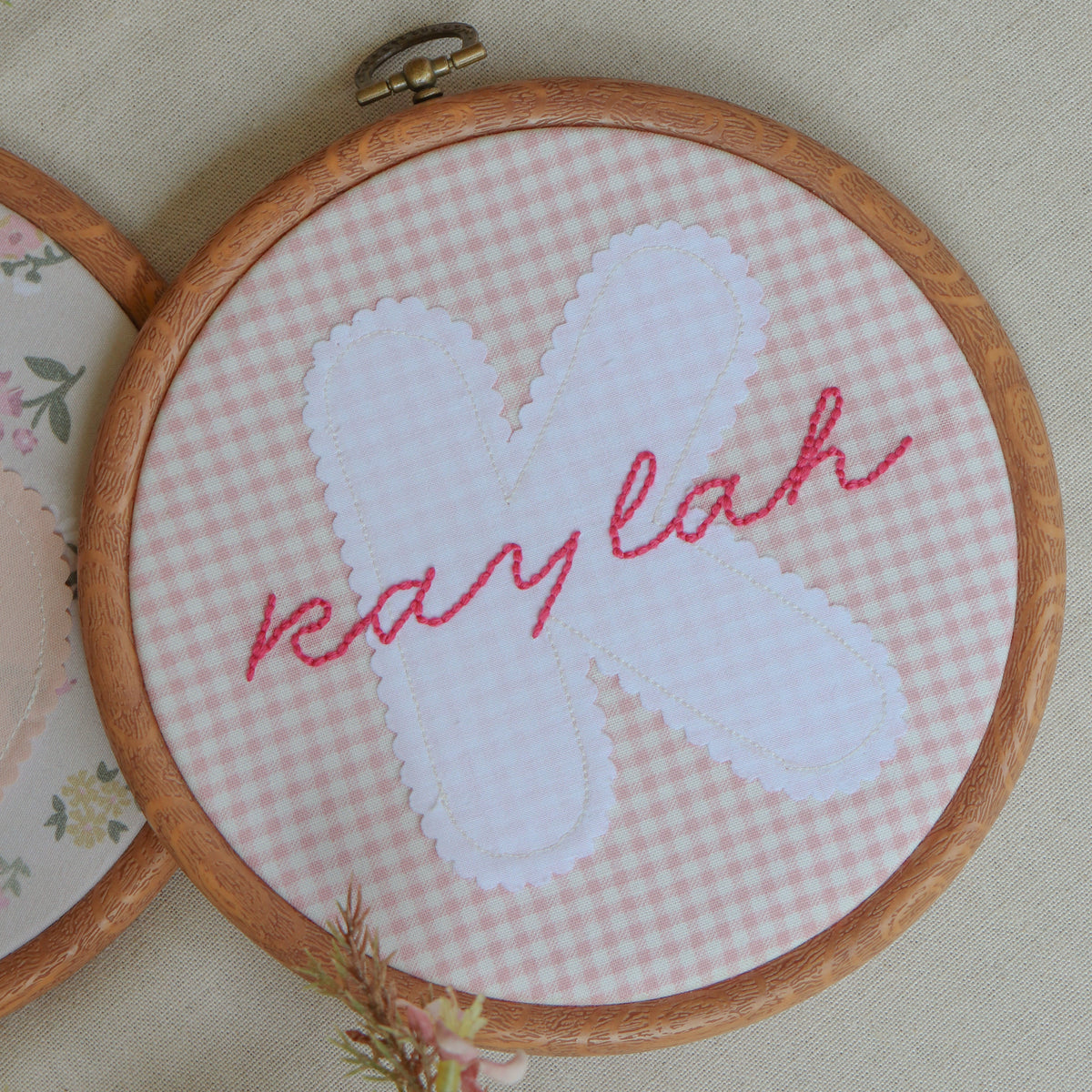 the monogram hoop
