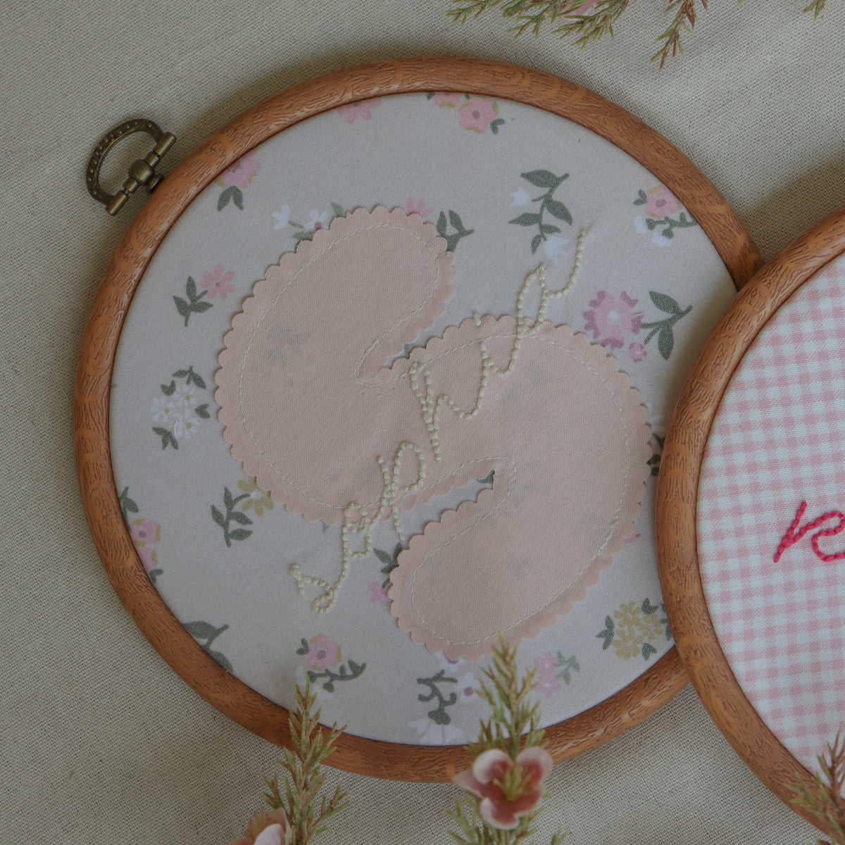 the monogram hoop