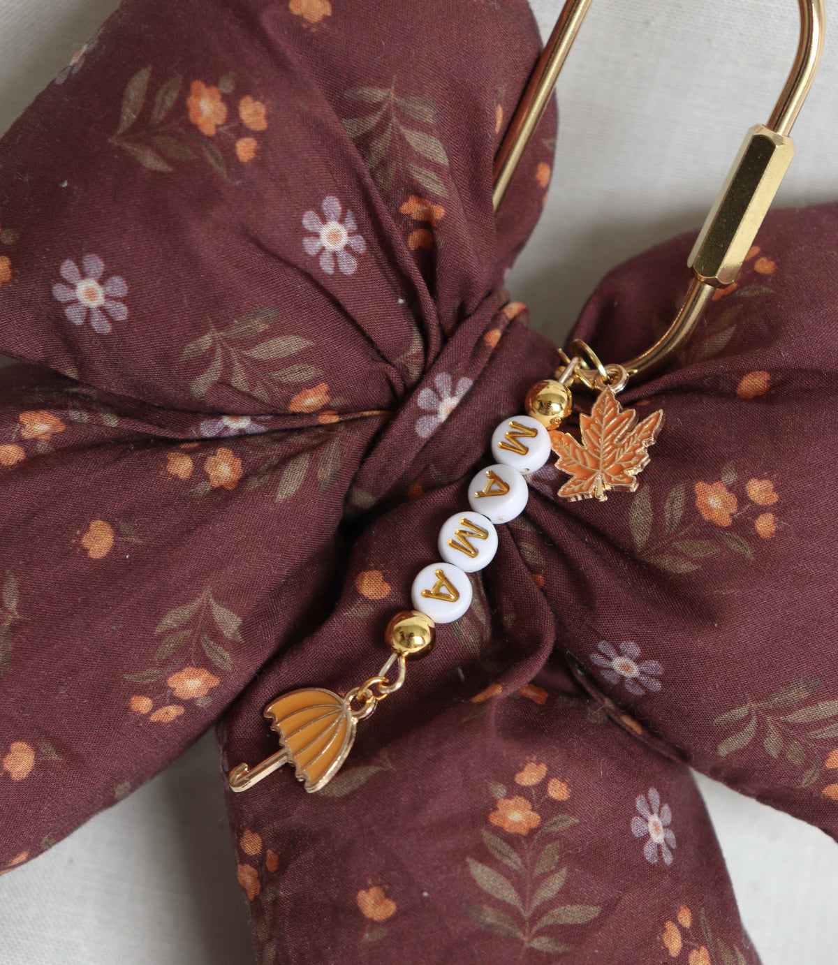 the autumn bow charm